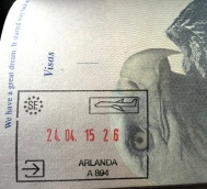 Shiny New Passport Stamp